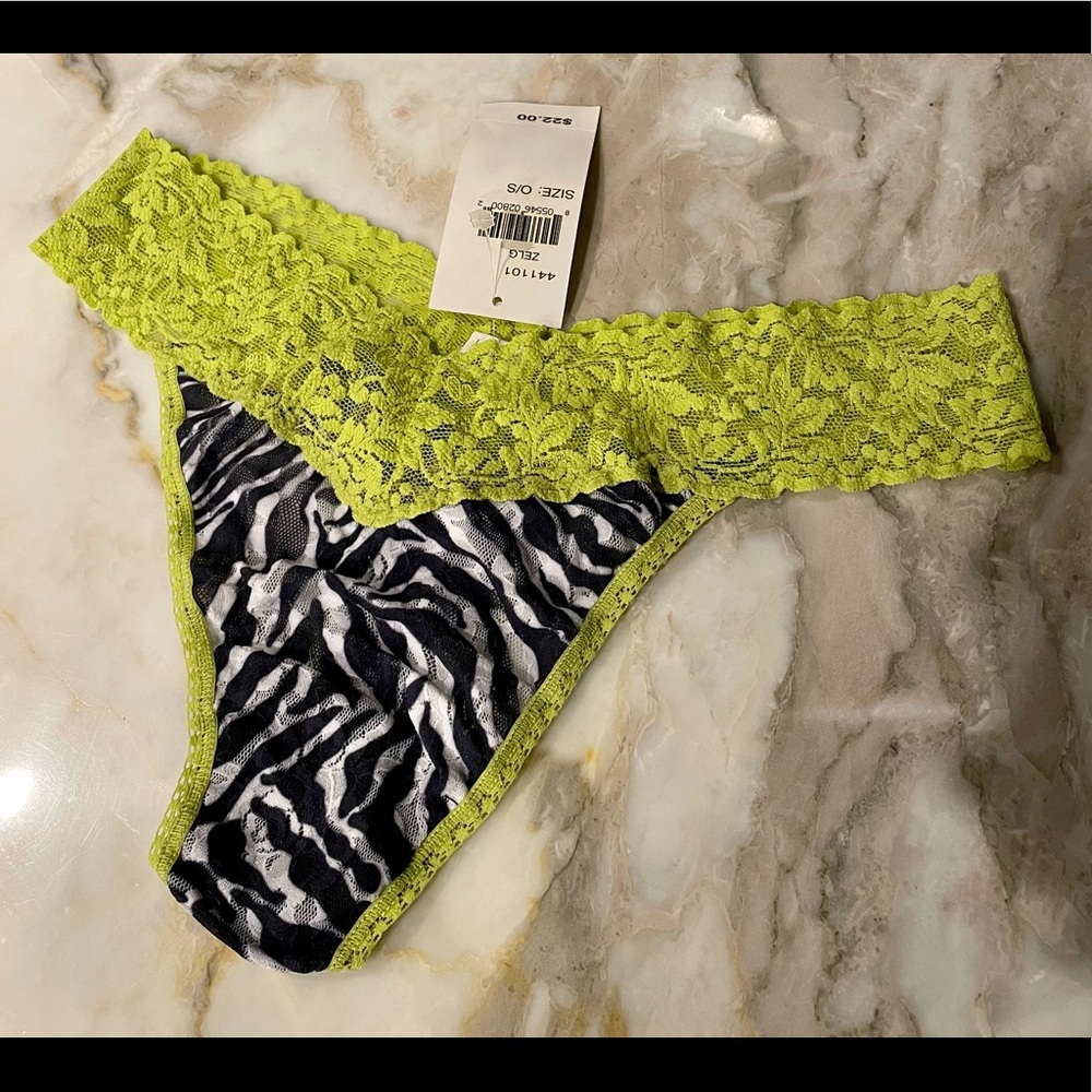 Hanky Panky Zebra Print Original Rise Thong